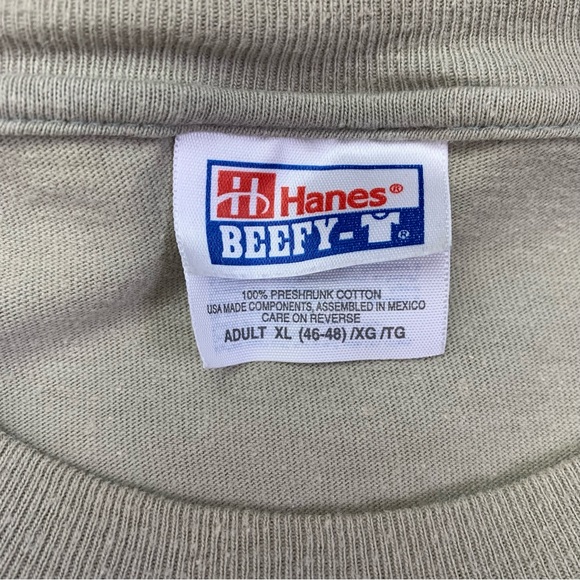 Vintage Nokia Shirt Men’s XL Long Sleeve Embroidered Hanes Beefy-T 90s Promo Tee - Picture 2 of 10